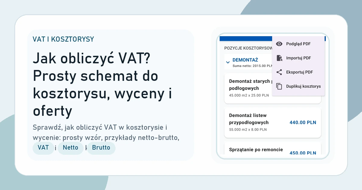 Okładka artykułu Jak obliczyć VAT